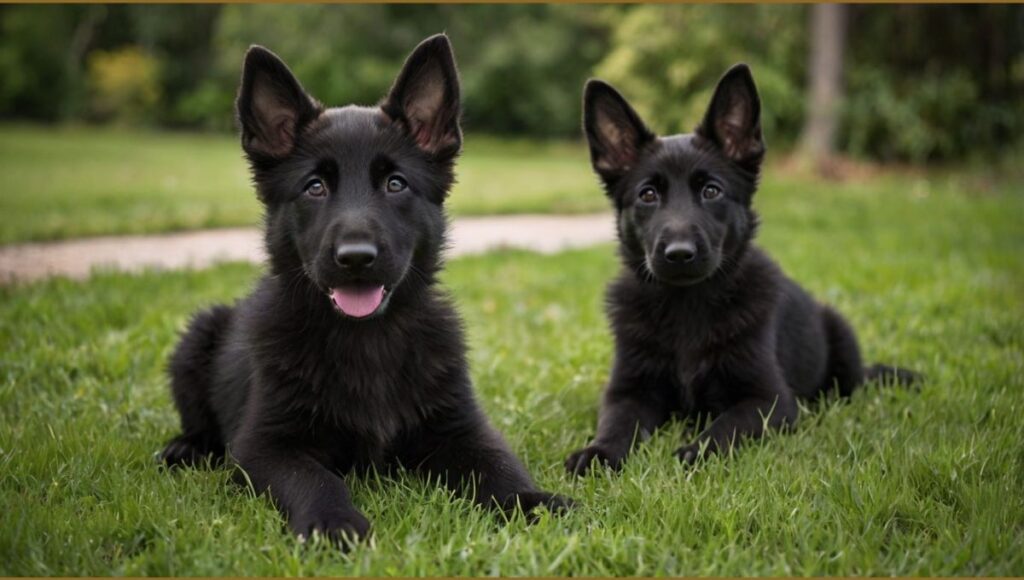Distinctive Features of black German Shepherd Puppy